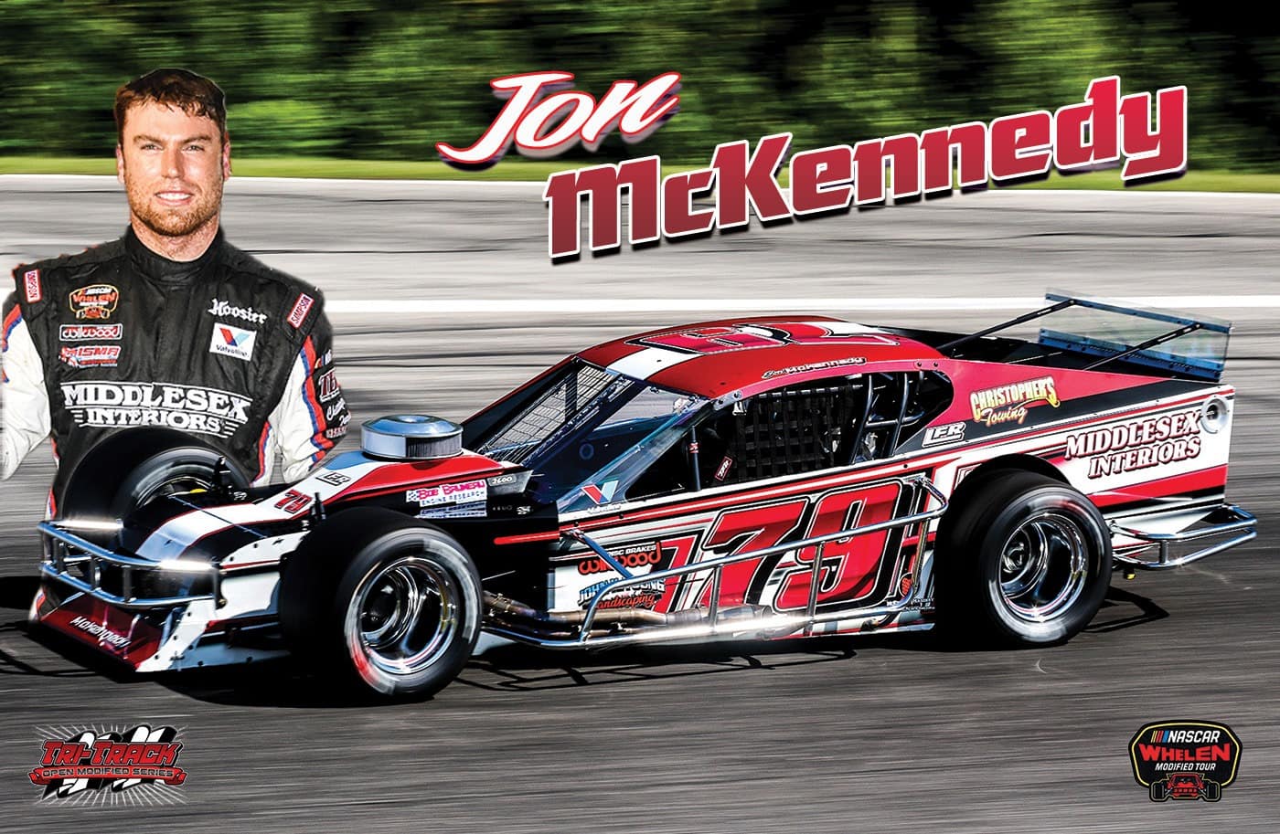Jon McKennedy Racing Hero Card Front